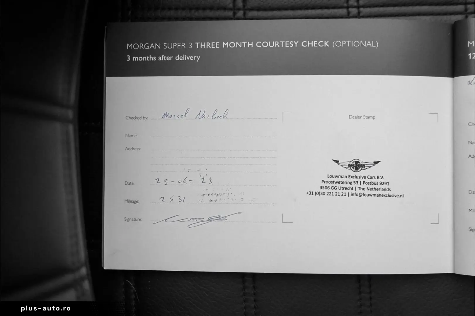 MORGAN SUPER 3 Full Options Luggage Racks