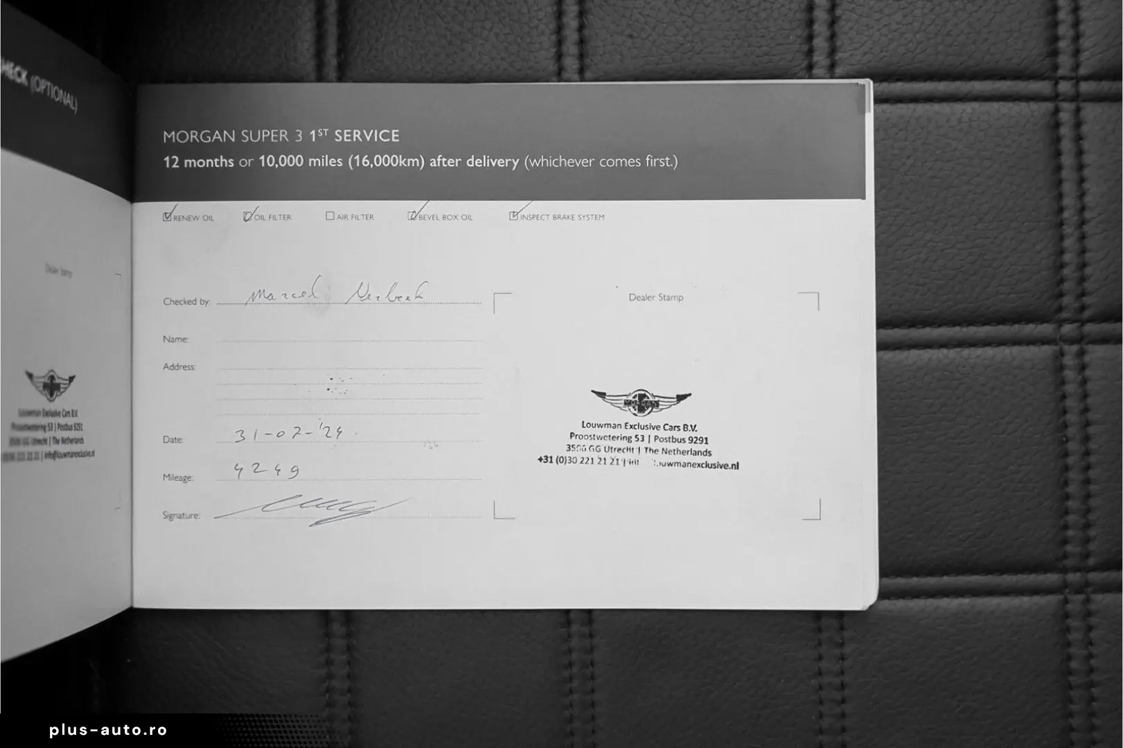 MORGAN SUPER 3 Full Options Luggage Racks