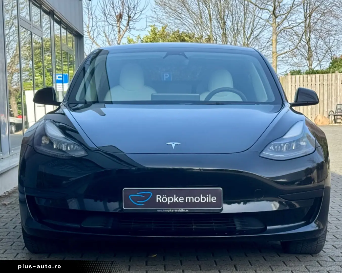 TESLA Model 3 RWD Innen schwarz und weiss VAT