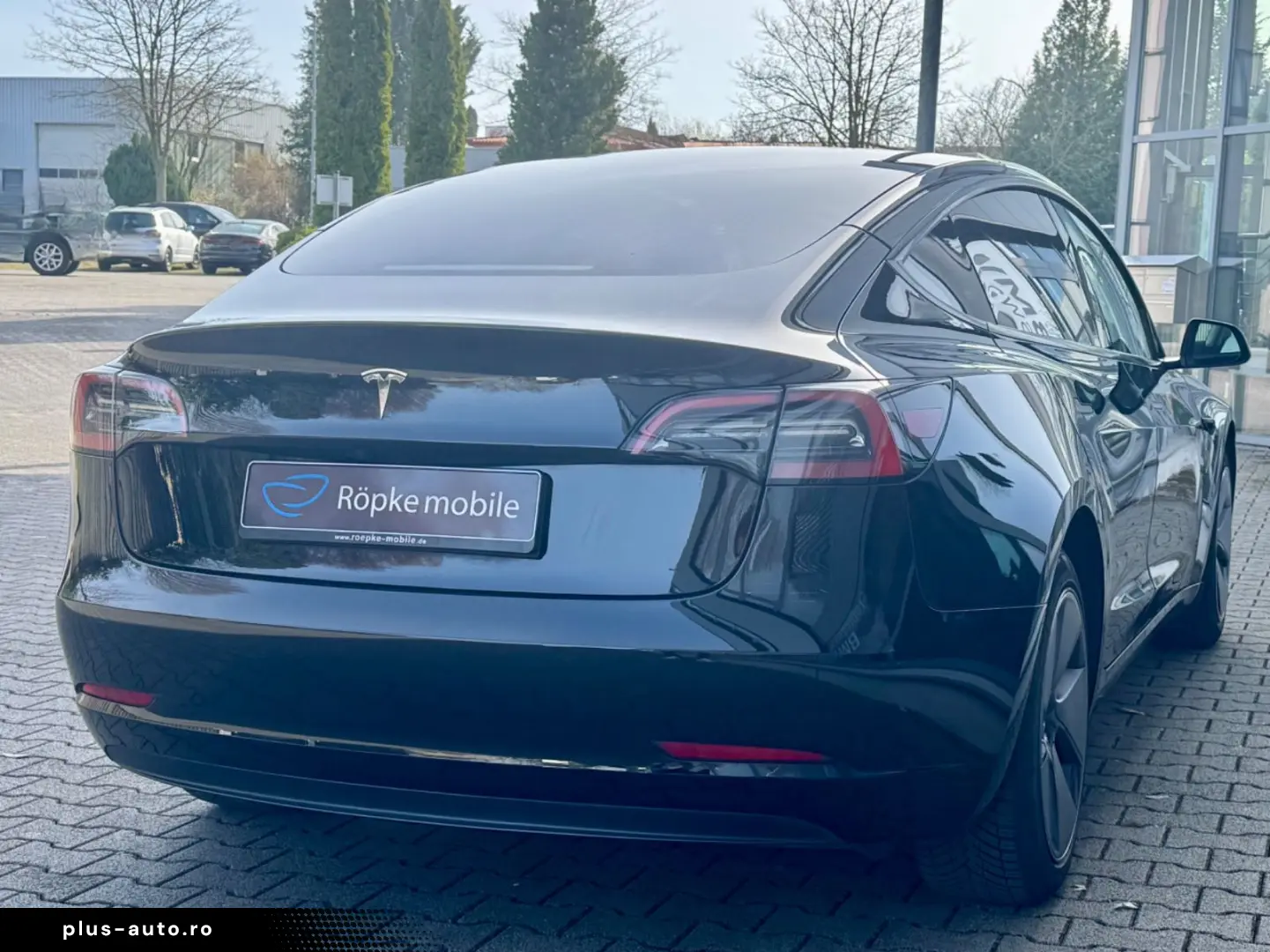 TESLA Model 3 RWD Innen schwarz und weiss VAT
