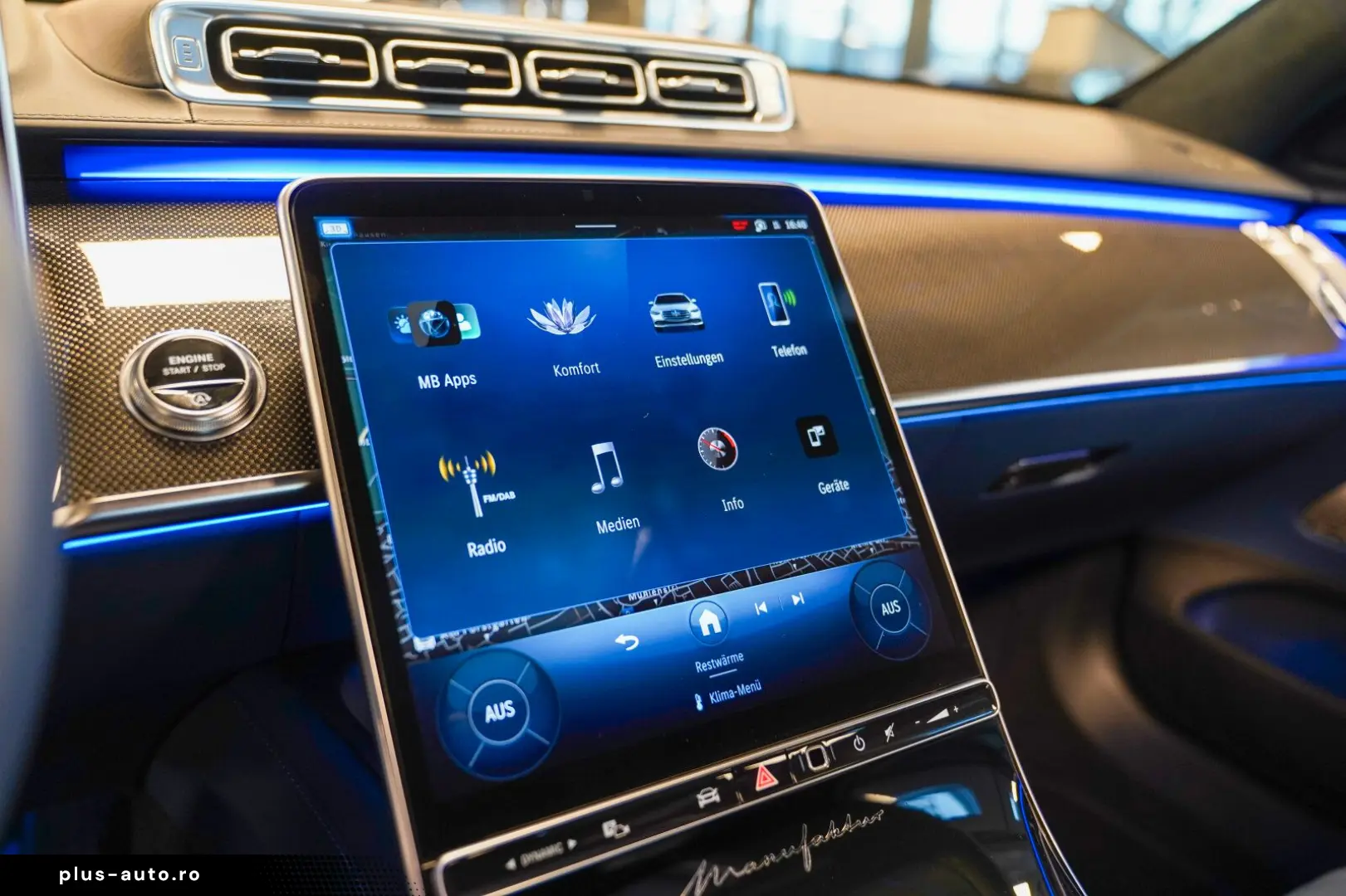 MERCEDES-BENZ S 580 4M Lang MANUFAKTUR yachtblau Exk&hellip;