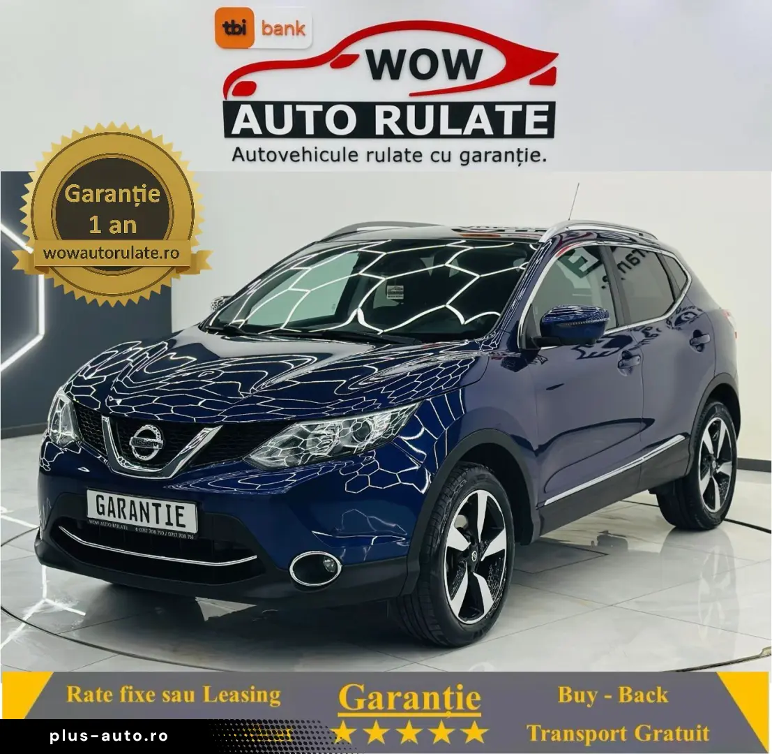 NISSAN Qashqai 2016 1.5D E6 Garantie 12 Luni Rate Avans 0 Do