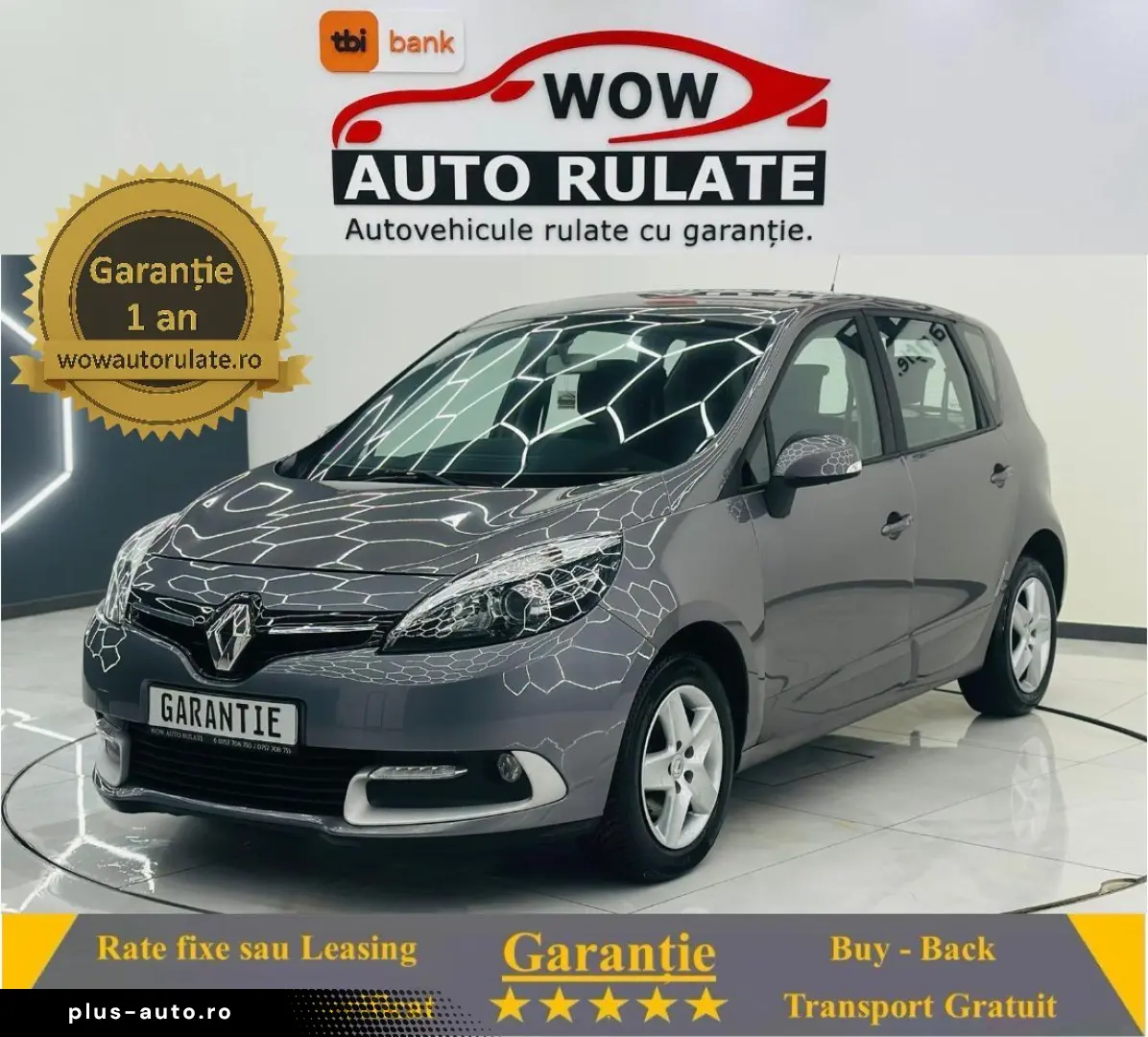 RENAULT SCENIC 2015 1.2i E5 Garantie 12 Luni Rate Avans 0 Do