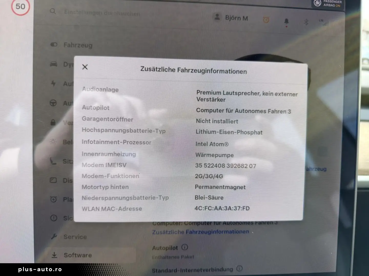 TESLA Model 3 Standard Range Plus RWD 92 2%SOH