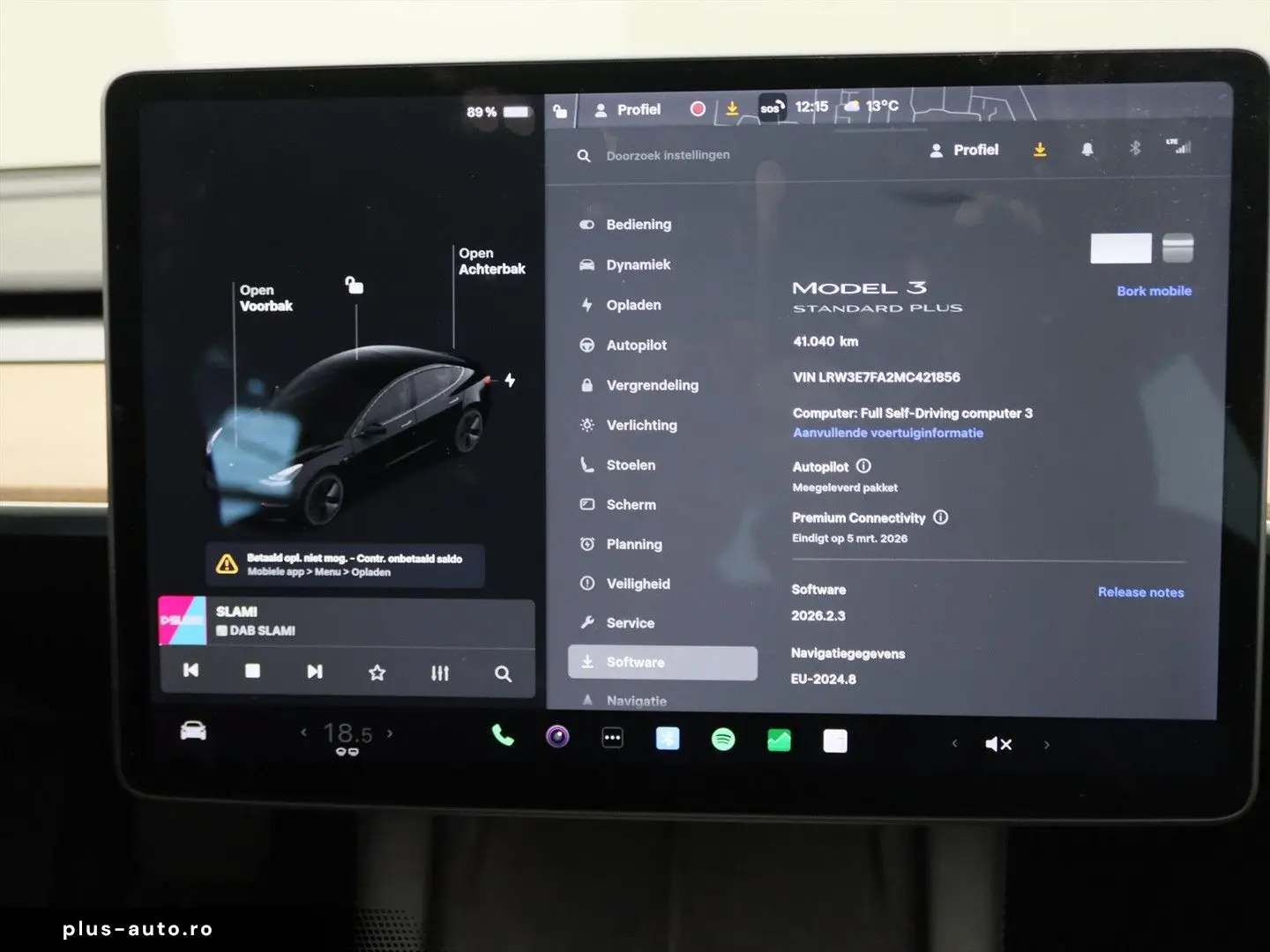TESLA Model 3 Standard RWD Plus 91% SoH FACELIFT