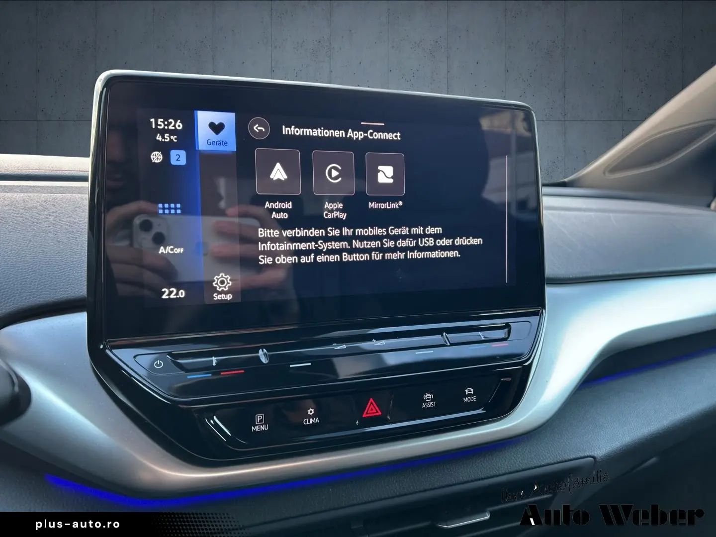 VW ID.4 Pure Performance LED Apple CarPlay Android