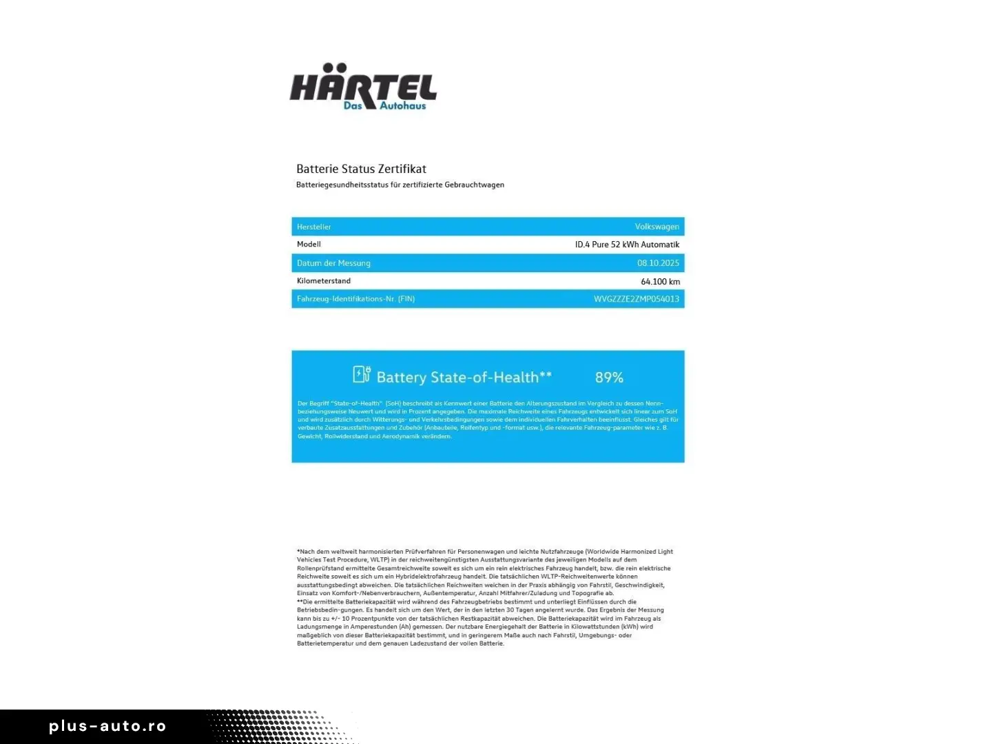VW ID.4 PURE 52 KWH AUTOMATIK ( NAVI)