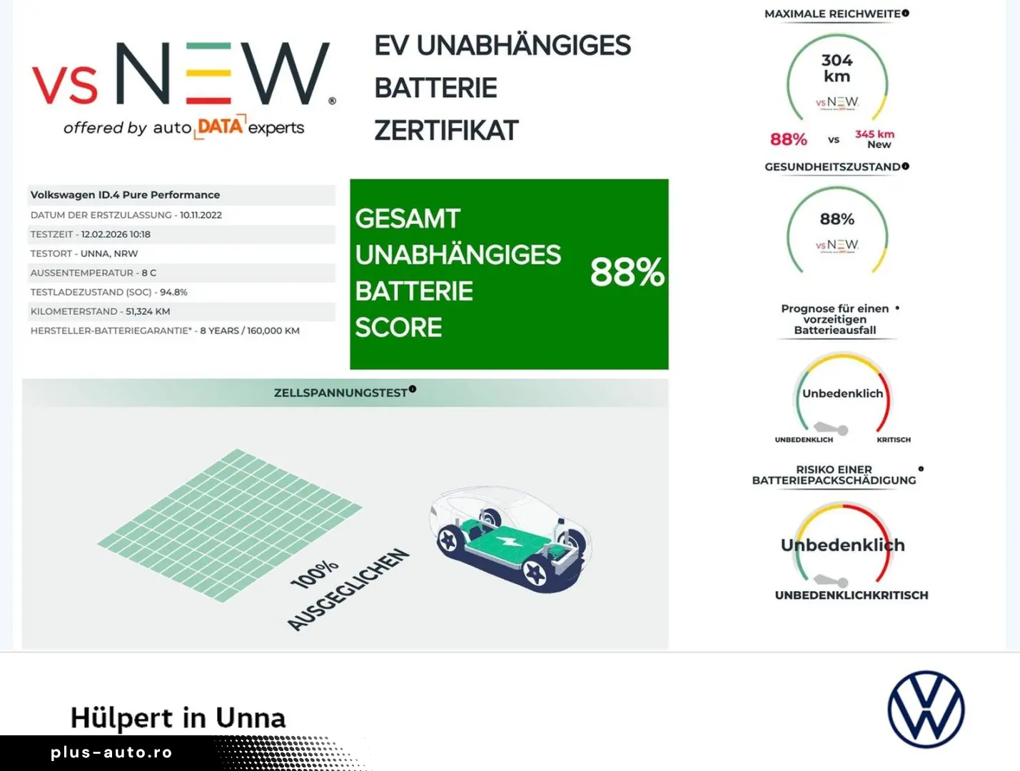 VW ID.4 Pure Performance ACC NAVI CARPLAY LED KLIMA