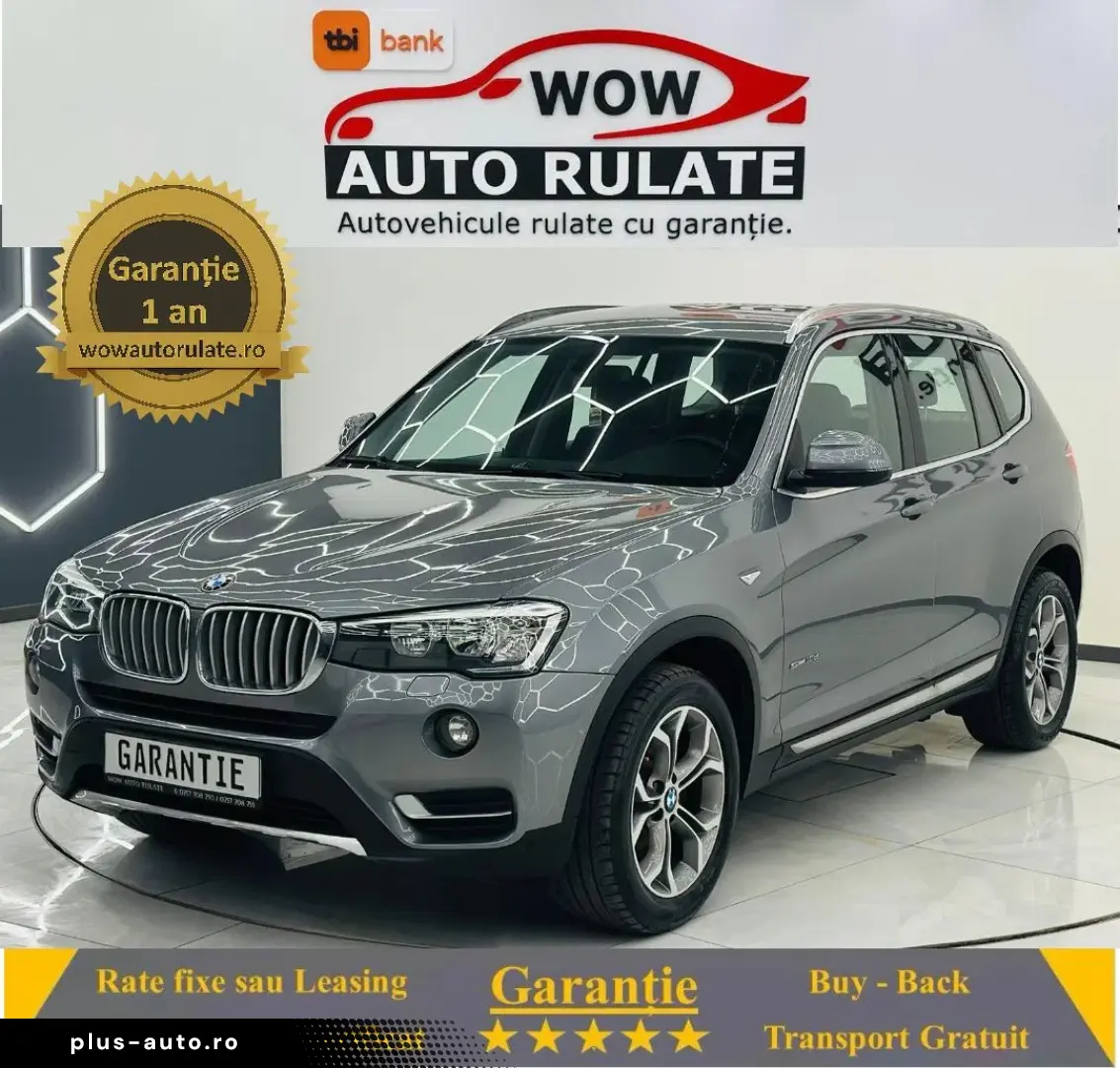 BMW X3 2016 2.0D E6 Garantie 12 Luni Rate Avans 0 Doar Cu Bu