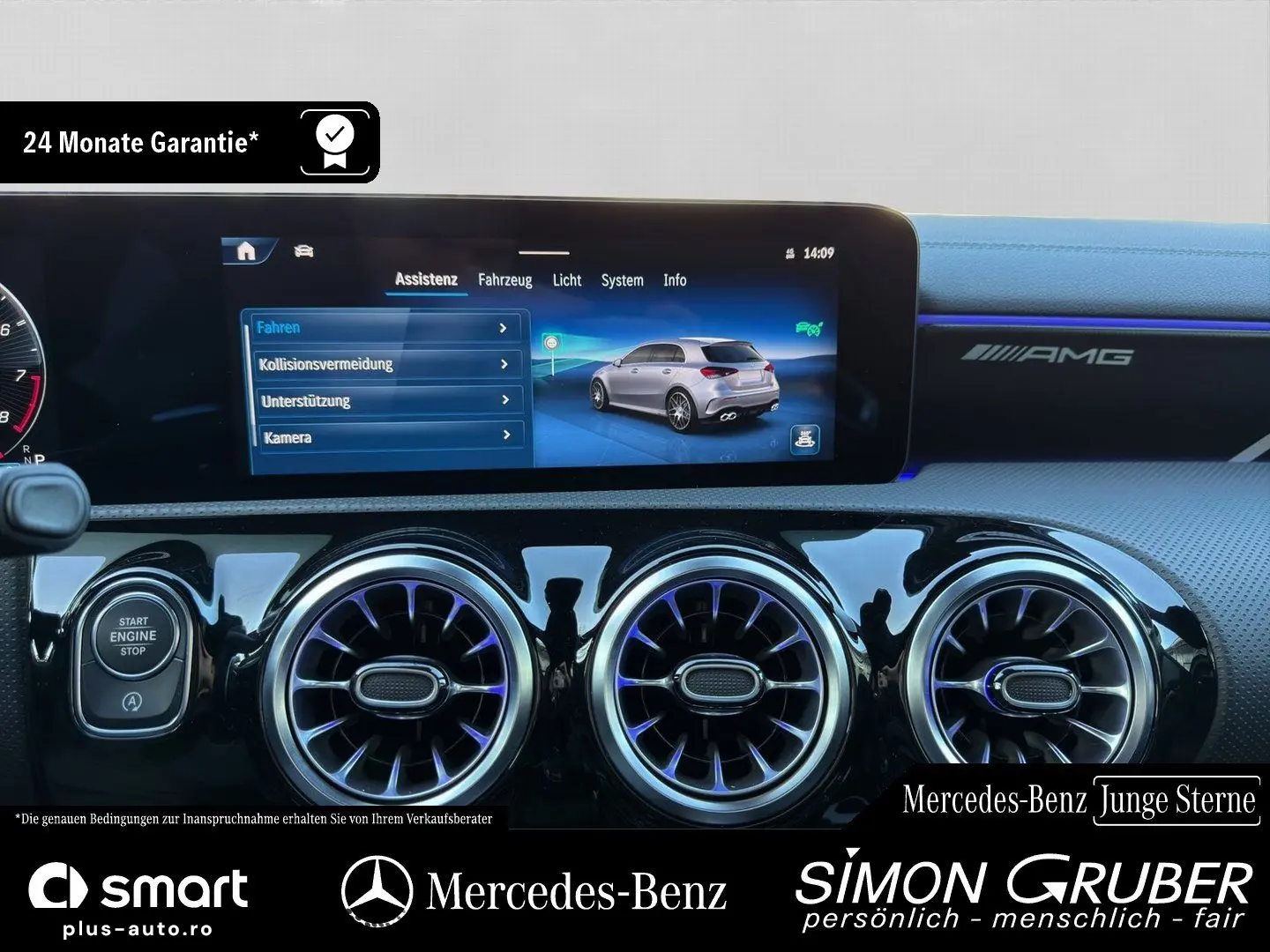 MERCEDES-BENZ A 45 S AMG Perfo Sitz Driver`s Pano HUD Burm