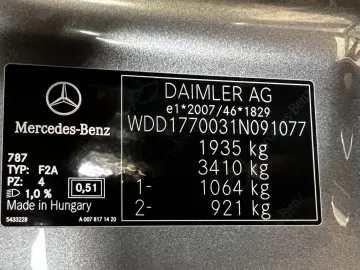 Mercedes-Benz A-180 Gen-W177-V177-2018