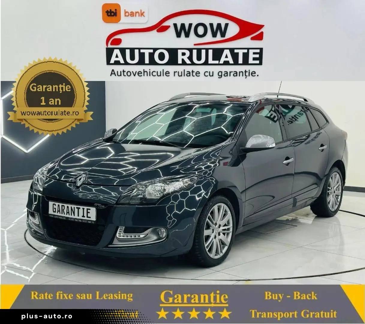 RENAULT MEGANE 2013 1.5D E5 Garantie 12 Luni Rate Avans 0 Do