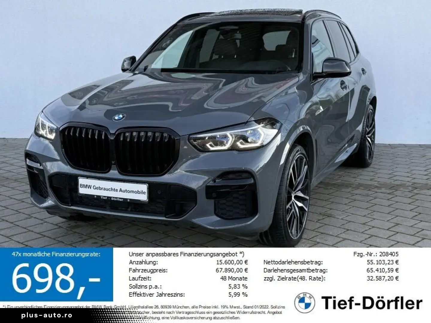BMW X5 xDrive40d M Sport AHK GrigioTelesto MASS B&W