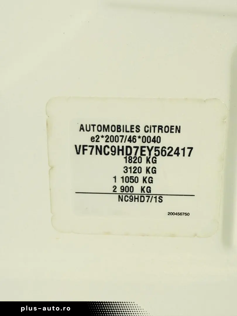 Citroen C4   Fab. 09.2014  1.6 DIESEL 116 CP cp   Euro 5