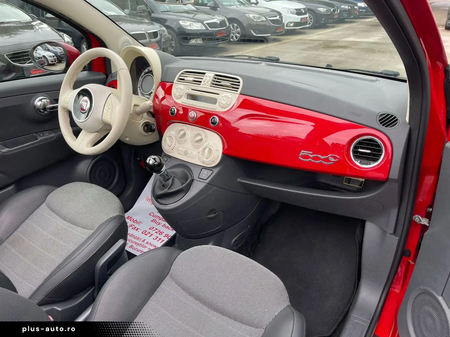 Fiat 500 Cabrio 1.2i    Vindem in Rate Avans Zero cu Buletin