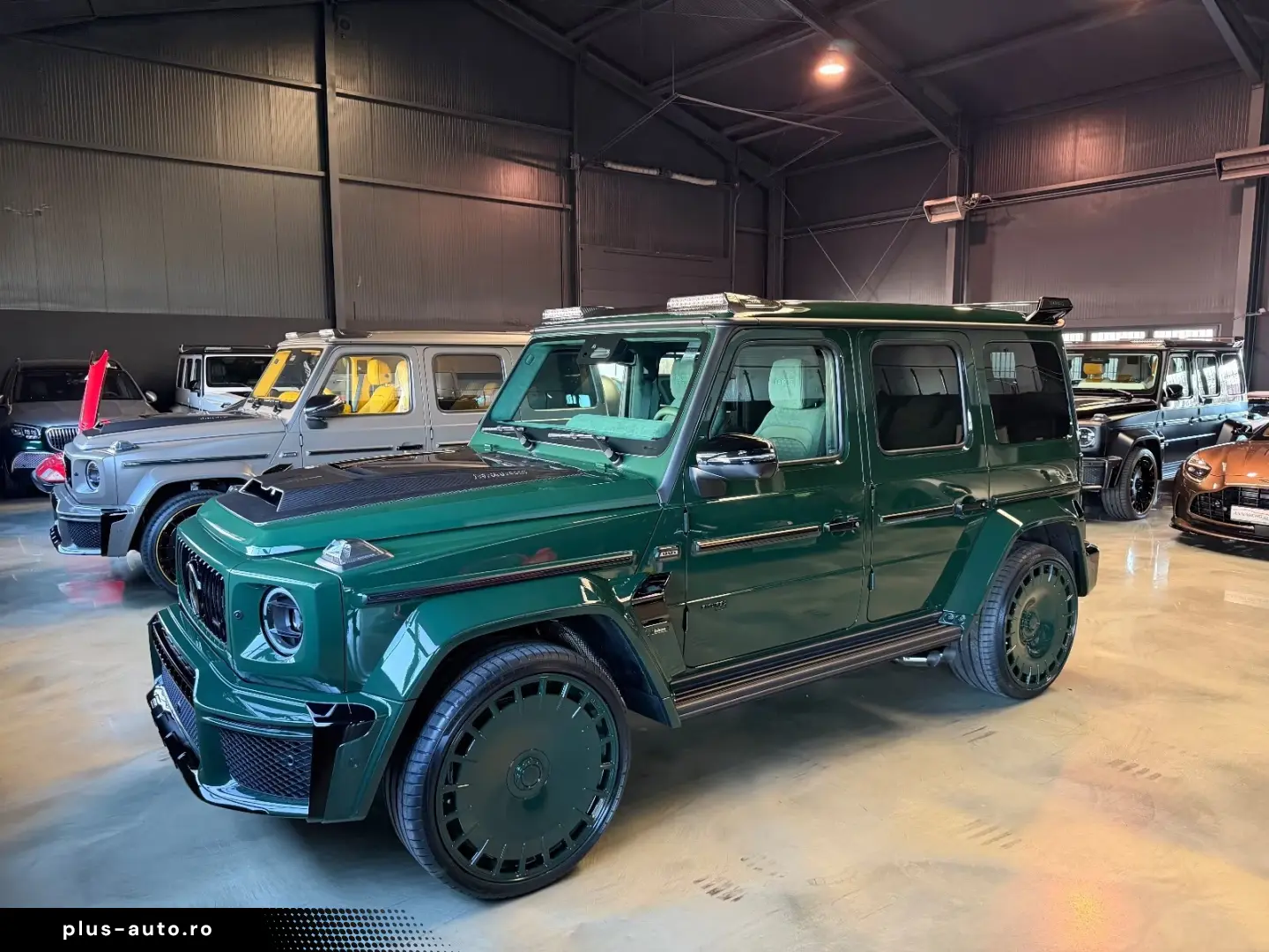 Mercedes Benz G63AMG B800 Brabus Deep Green Solid