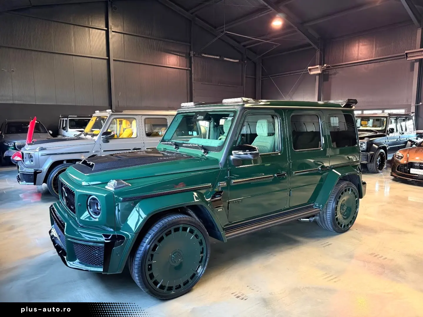 Mercedes Benz G63AMG B800 Brabus Deep Green Solid
