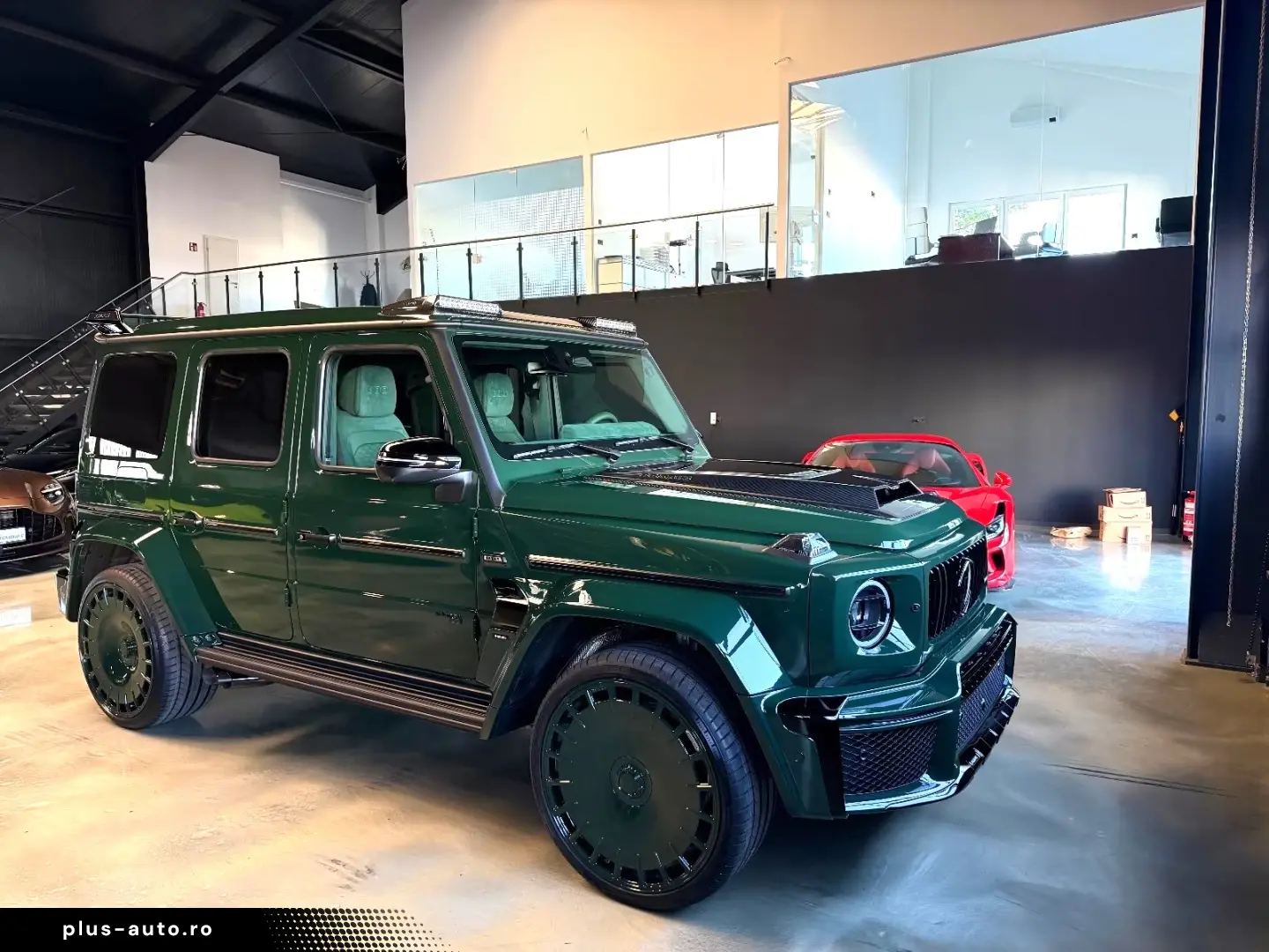 Mercedes Benz G63AMG B800 Brabus Deep Green Solid