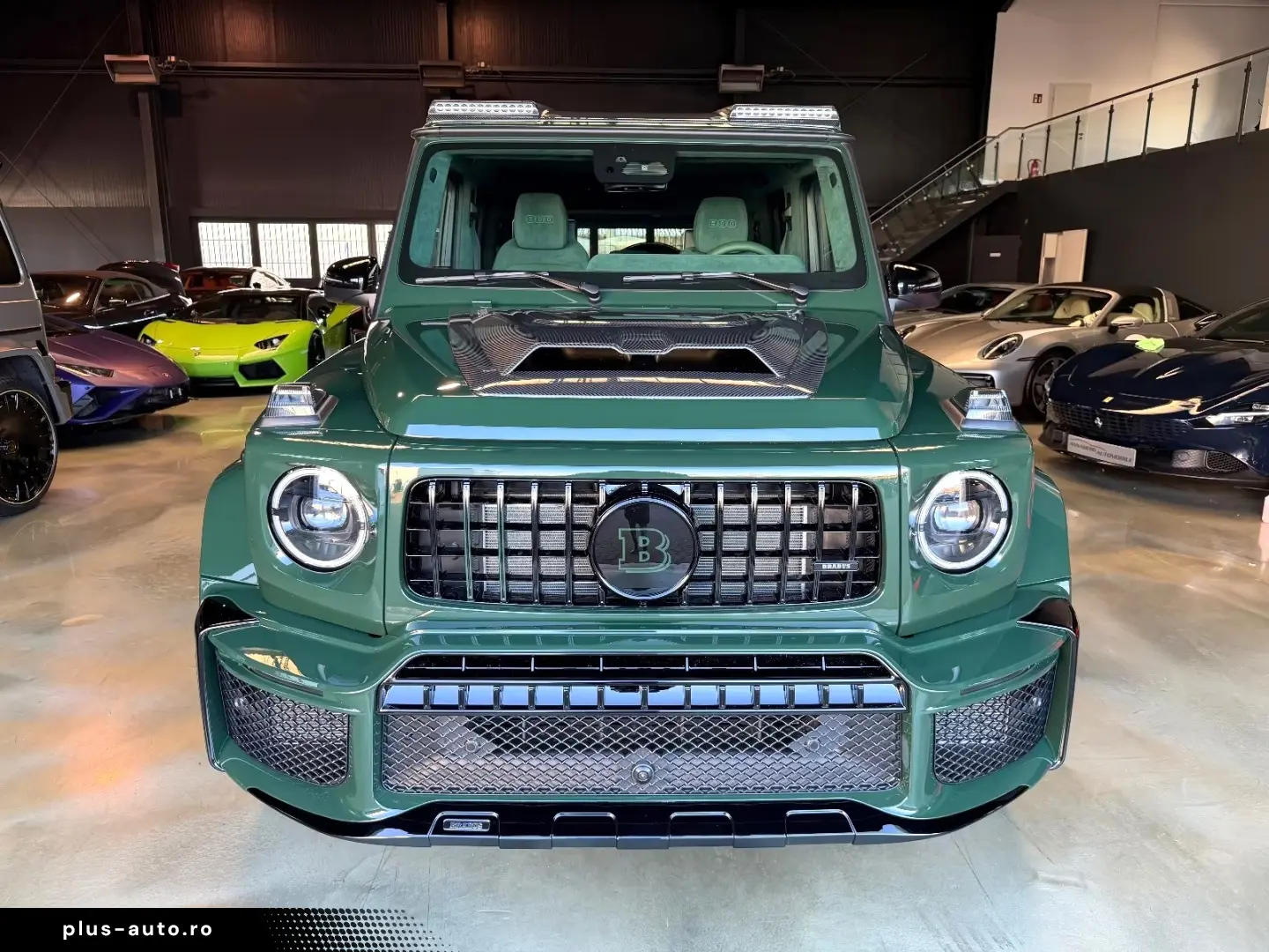 Mercedes Benz G63AMG B800 Brabus Deep Green Solid