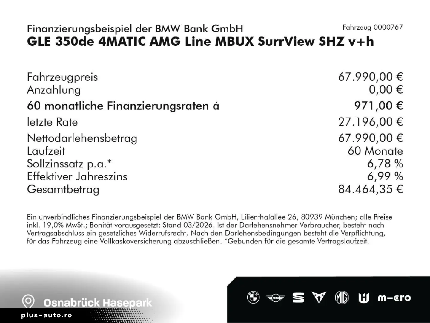 MERCEDES-BENZ GLE 350de 4MATIC AMG Line MBUX SurrVie&hellip;