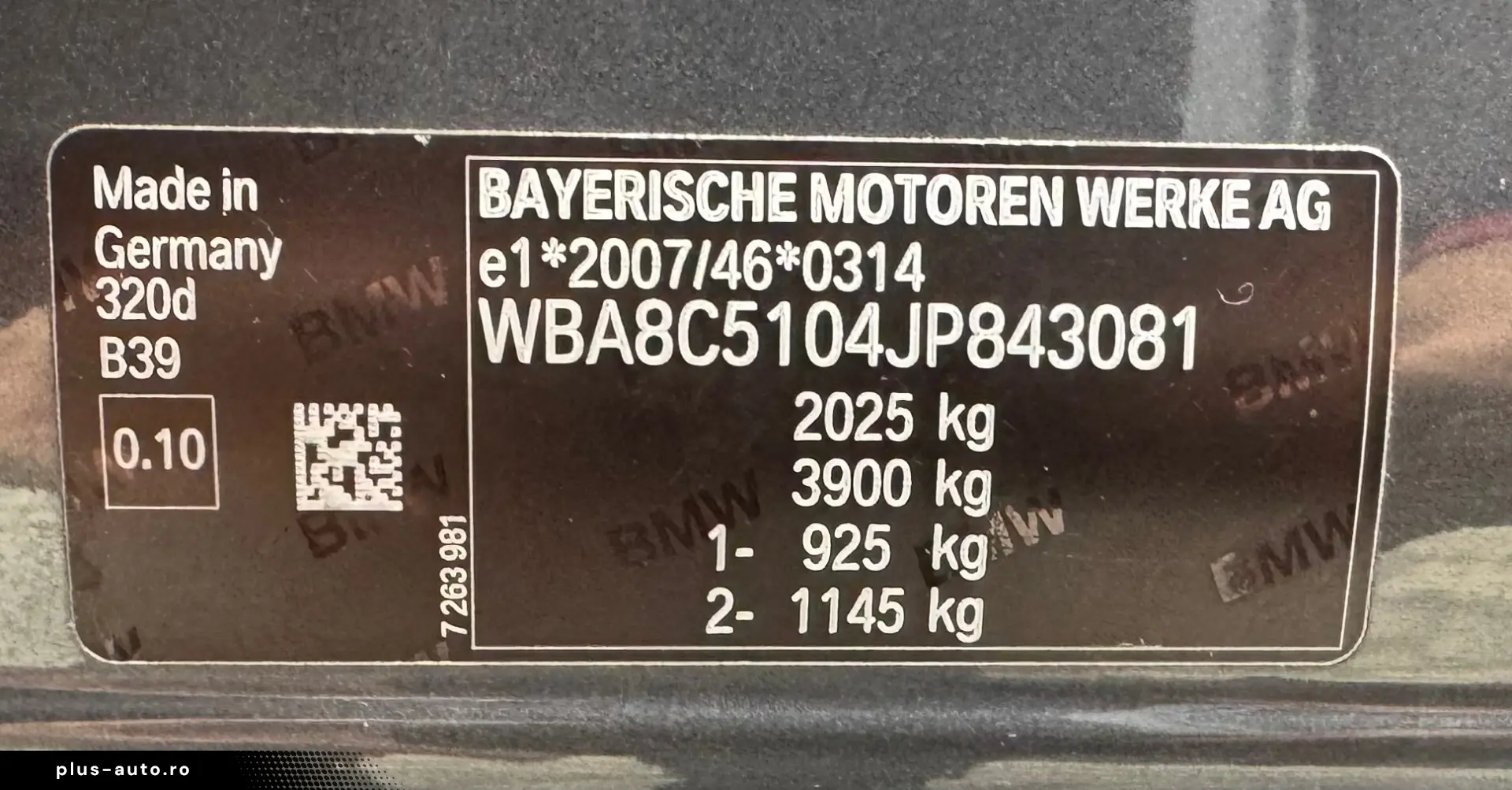 BMW 320 D   Fab-02.2018  2.0 Diesel 190 cp Euro 6