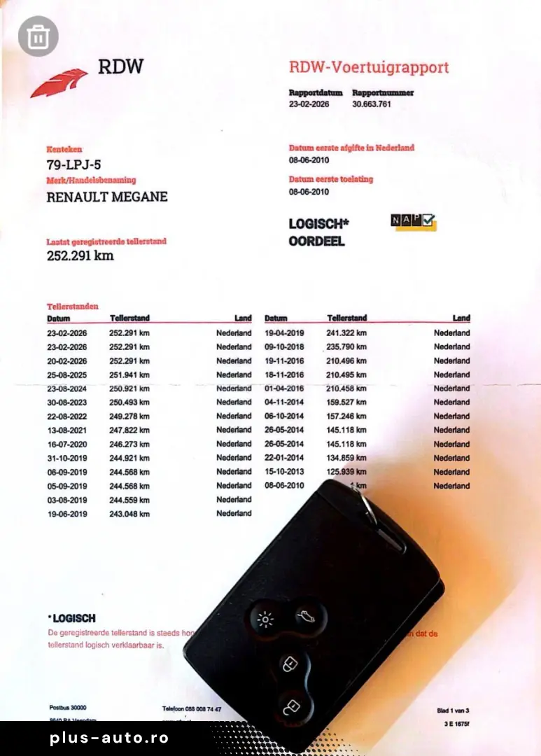 Renault Megane 2.0 benzina Transmisie automata Garantie