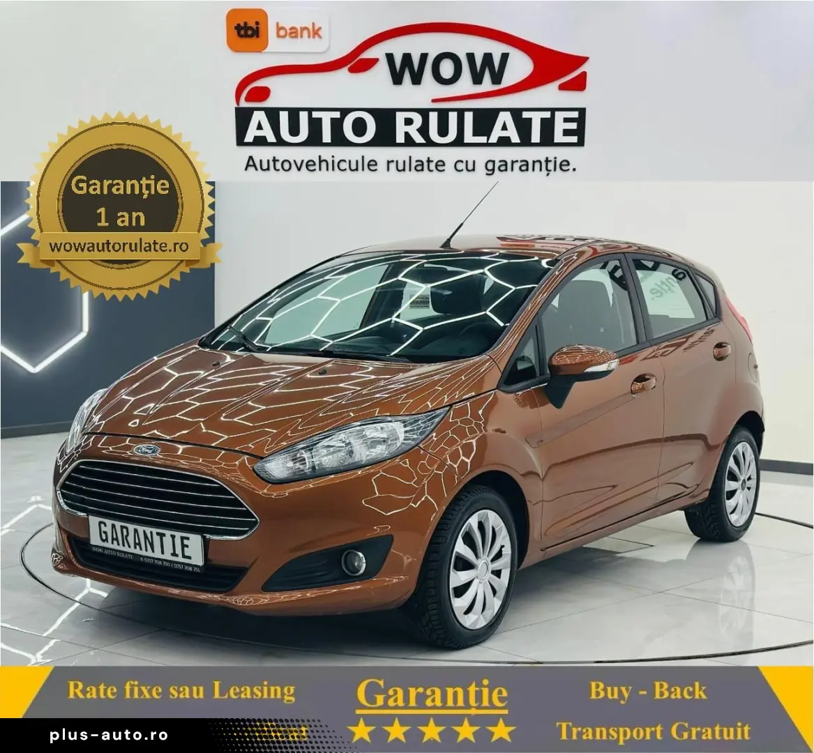 FORD FIESTA 2013 1.0i E5 Garantie 12 Luni Rate Avans 0 Doar