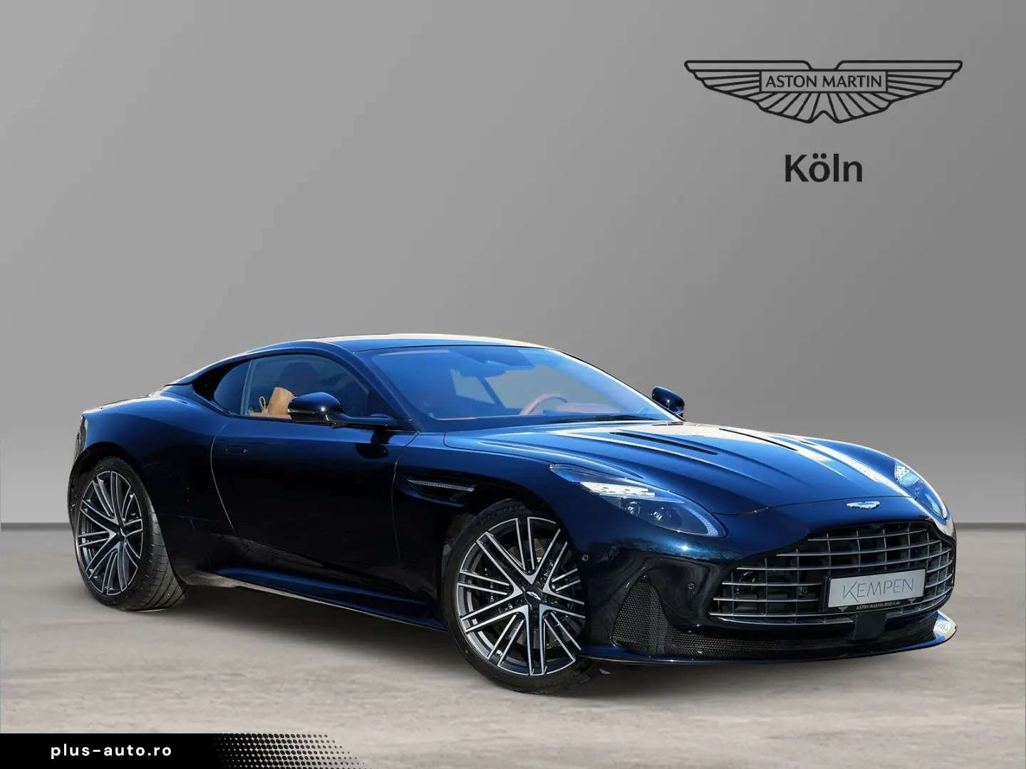 ASTON MARTIN DB12 Ultramarine Black   Oxford Tan