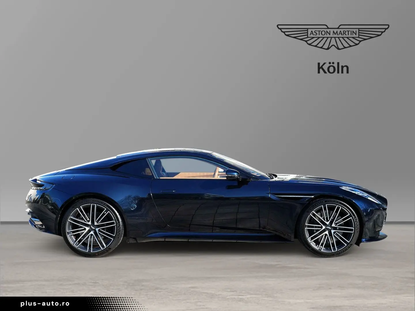 ASTON MARTIN DB12 Ultramarine Black   Oxford Tan