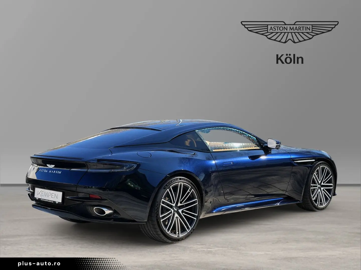 ASTON MARTIN DB12 Ultramarine Black   Oxford Tan