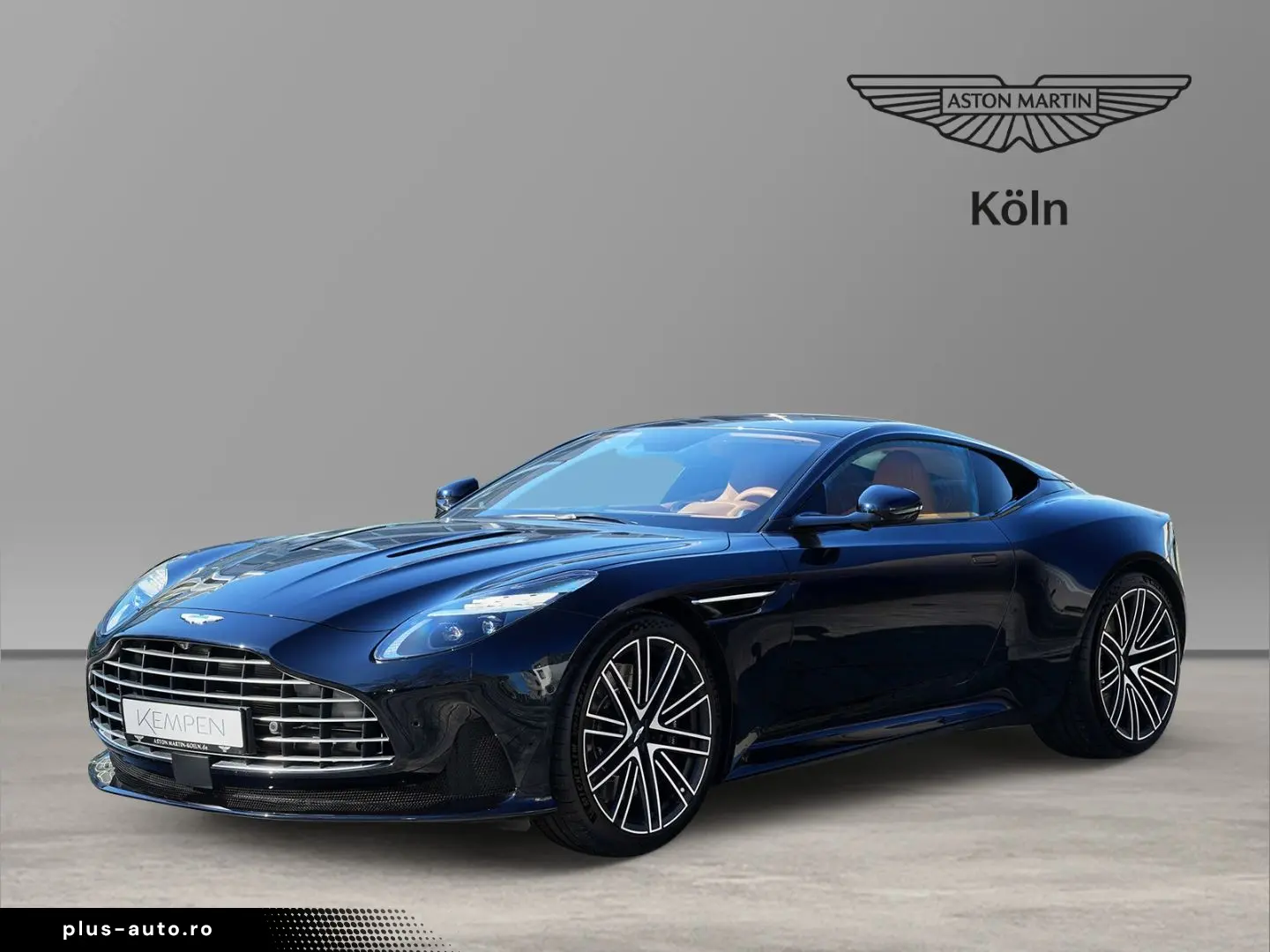 ASTON MARTIN DB12 Ultramarine Black   Oxford Tan