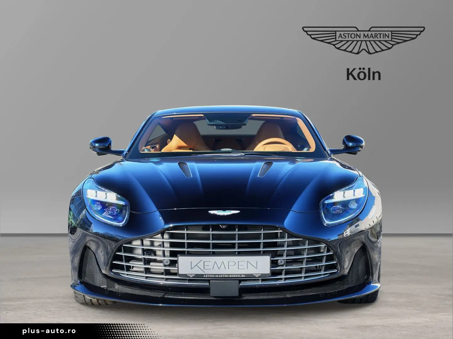 ASTON MARTIN DB12 Ultramarine Black   Oxford Tan