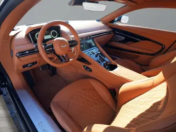 ASTON MARTIN DB12 Ultramarine Black   Oxford Tan