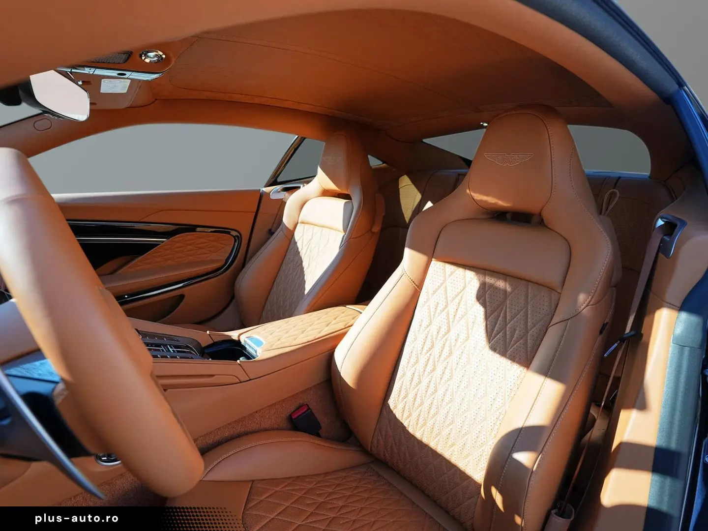 ASTON MARTIN DB12 Ultramarine Black   Oxford Tan