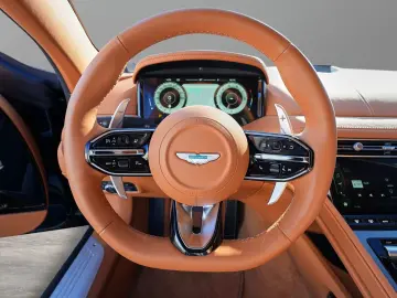 ASTON MARTIN DB12 Ultramarine Black   Oxford Tan