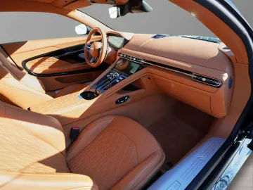 ASTON MARTIN DB12 Ultramarine Black   Oxford Tan