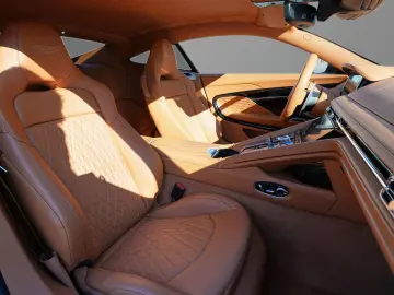 ASTON MARTIN DB12 Ultramarine Black   Oxford Tan