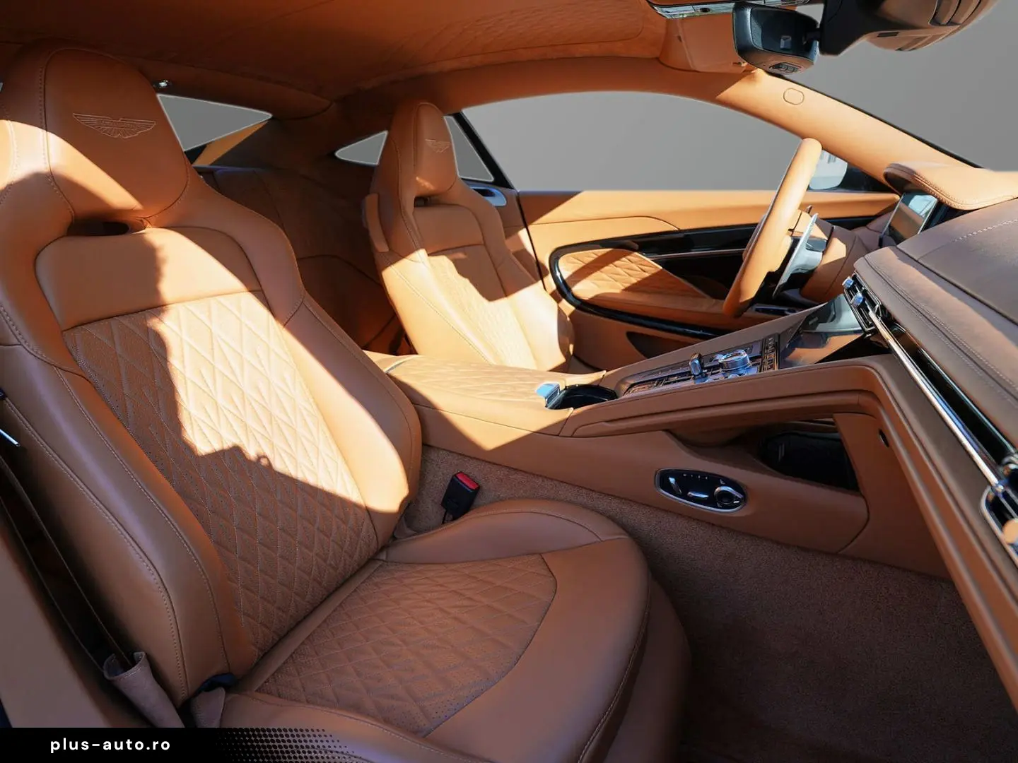 ASTON MARTIN DB12 Ultramarine Black   Oxford Tan