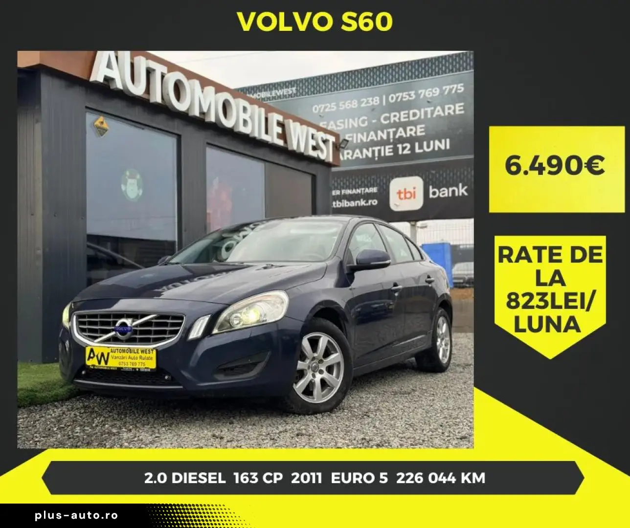 Volvo S60 Gen-Ii-2010-2018