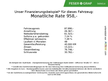 AUDI Q8 50 TDI qu. tiptr. - S line - PANO - AHK - B&O