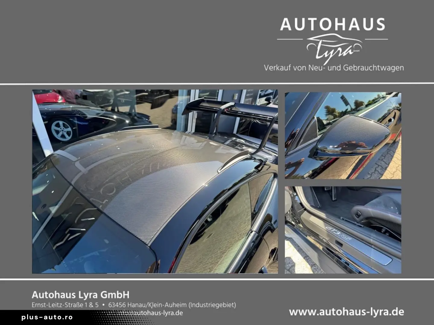 PORSCHE 992 GT3 RS Weissach LIFT KERAMIC KAMERA CARBON