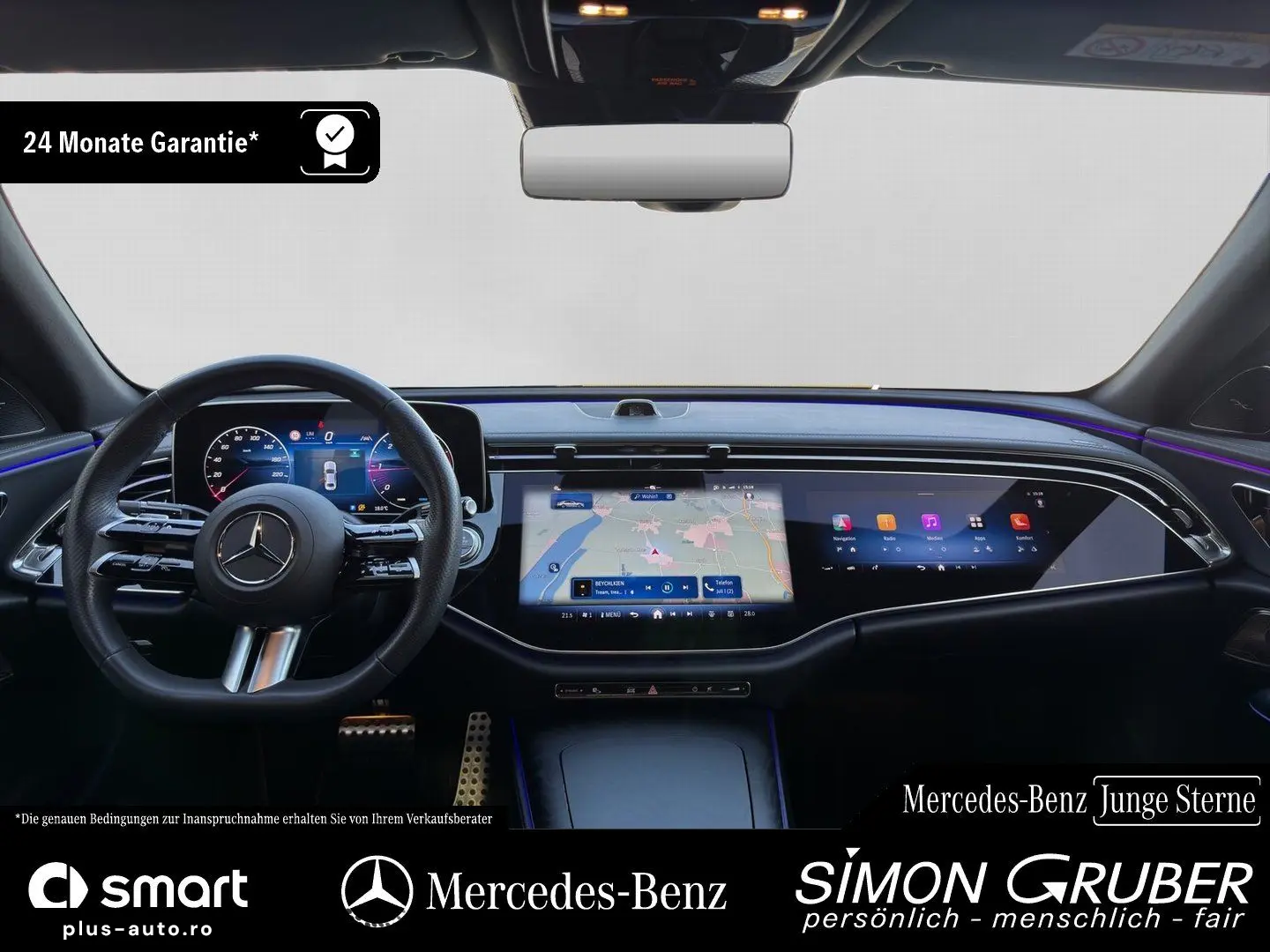 MERCEDES-BENZ E 220 d AMG Superscreen Night 20  Burm 360