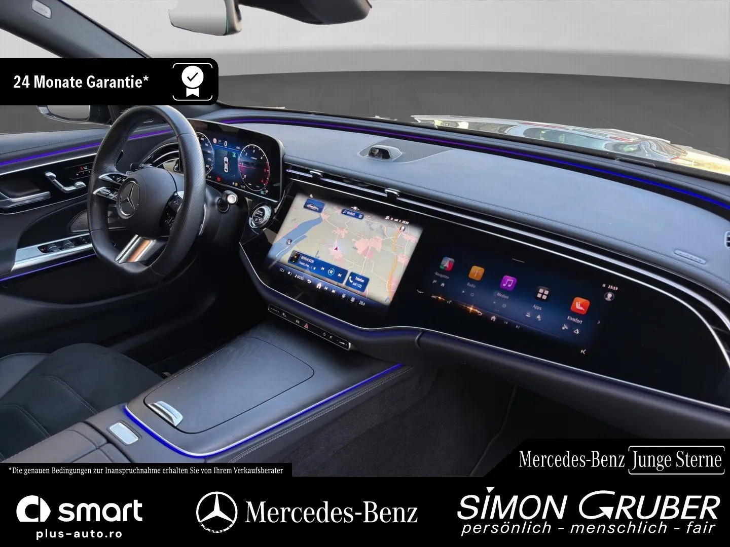 MERCEDES-BENZ E 220 d AMG Superscreen Night 20  Burm 360