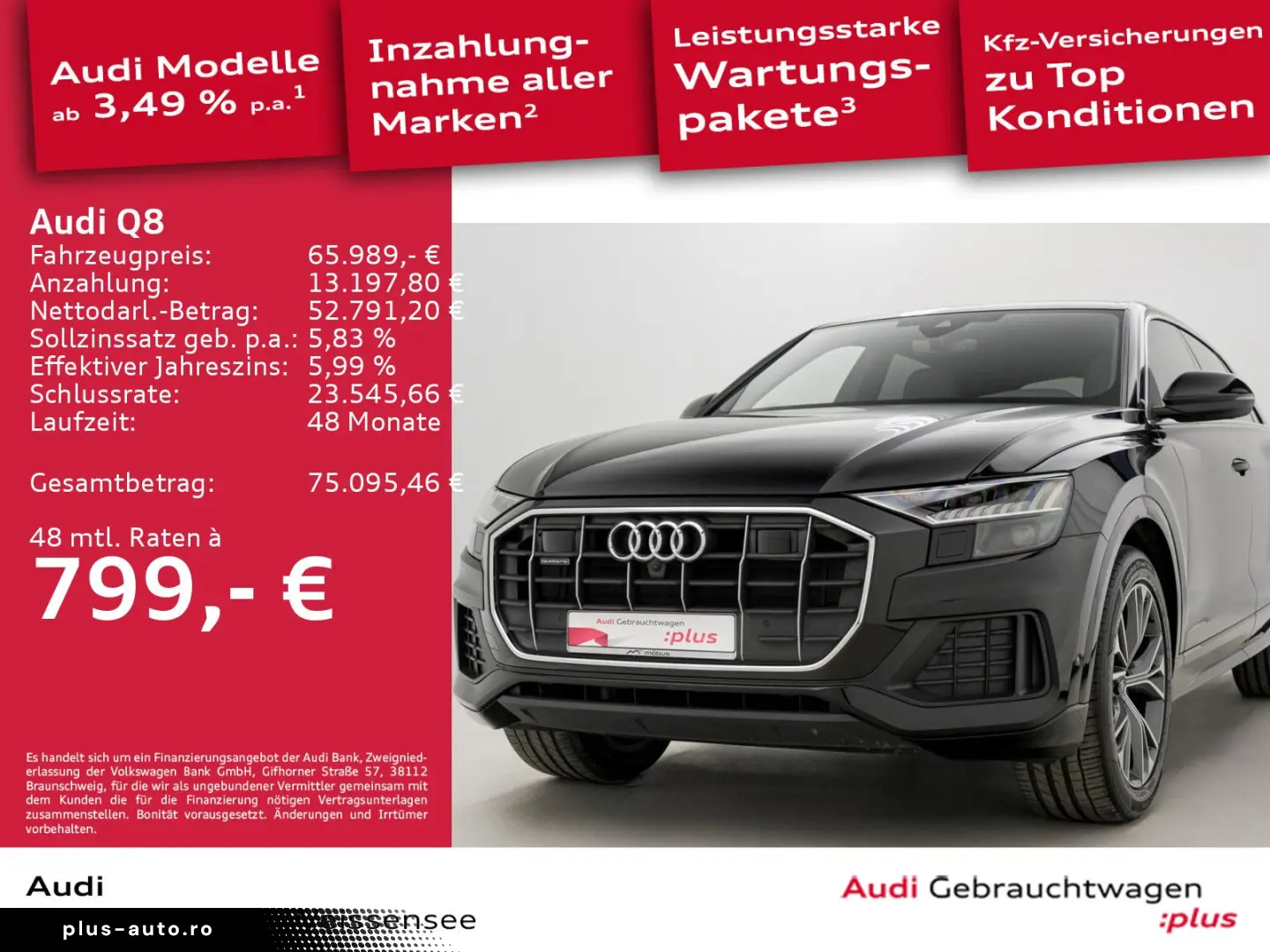 AUDI Q8 50 TDI TIP-T QUA 360 MATRIX ACC LANE VALCONA