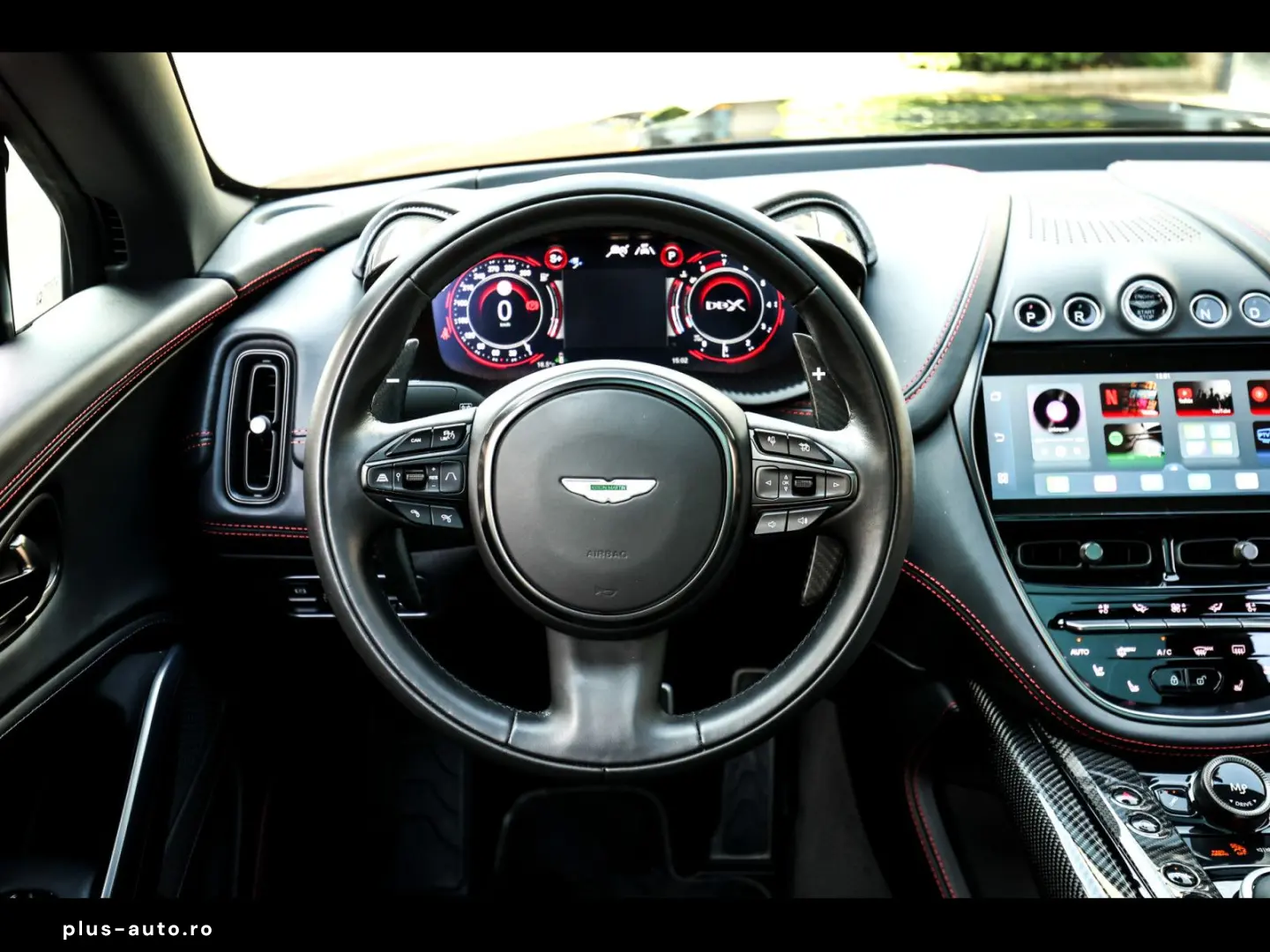 ASTON MARTIN DBX 707 JET BLACK WARRANTY 12 27 CARBON 360 ACC