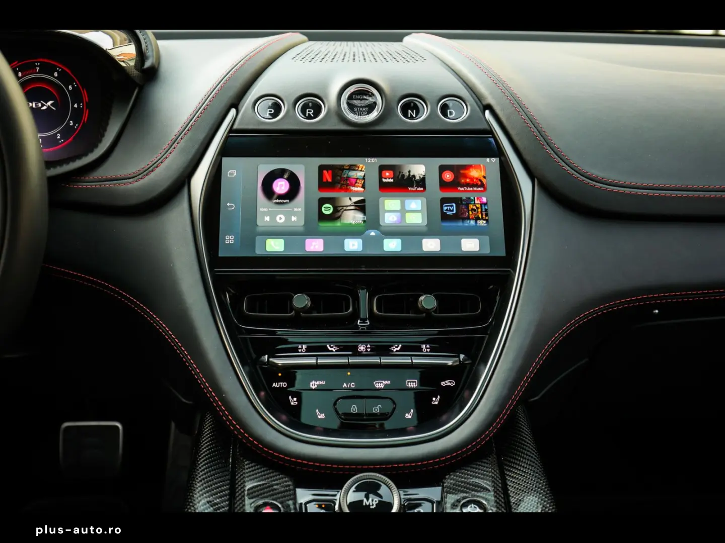 ASTON MARTIN DBX 707 JET BLACK WARRANTY 12 27 CARBON 360 ACC