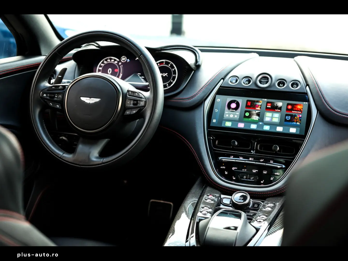 ASTON MARTIN DBX 707 JET BLACK WARRANTY 12 27 CARBON 360 ACC