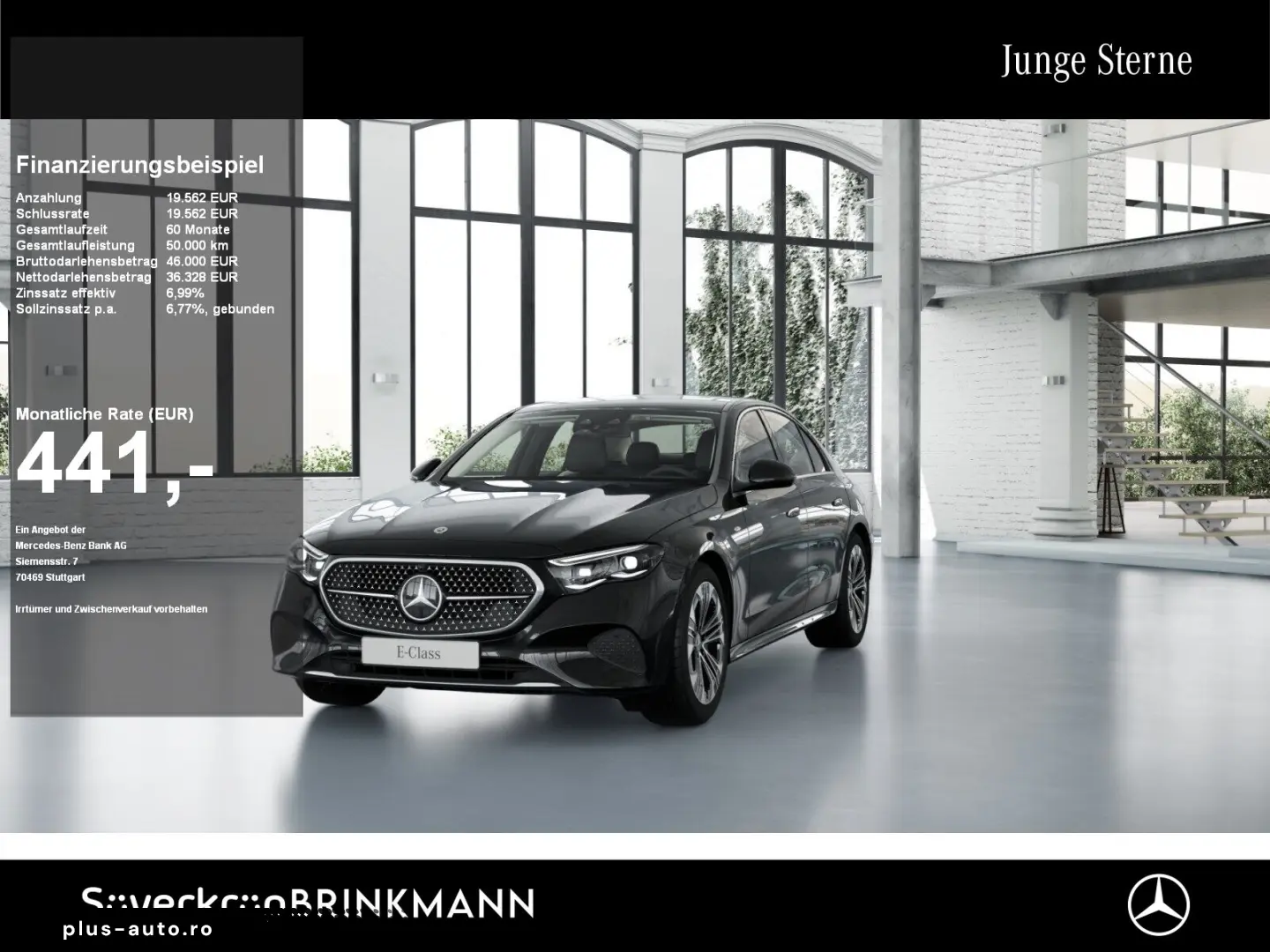 MERCEDES-BENZ E 300 de 4MATIC Limousine mit EQ Hybri&hellip;