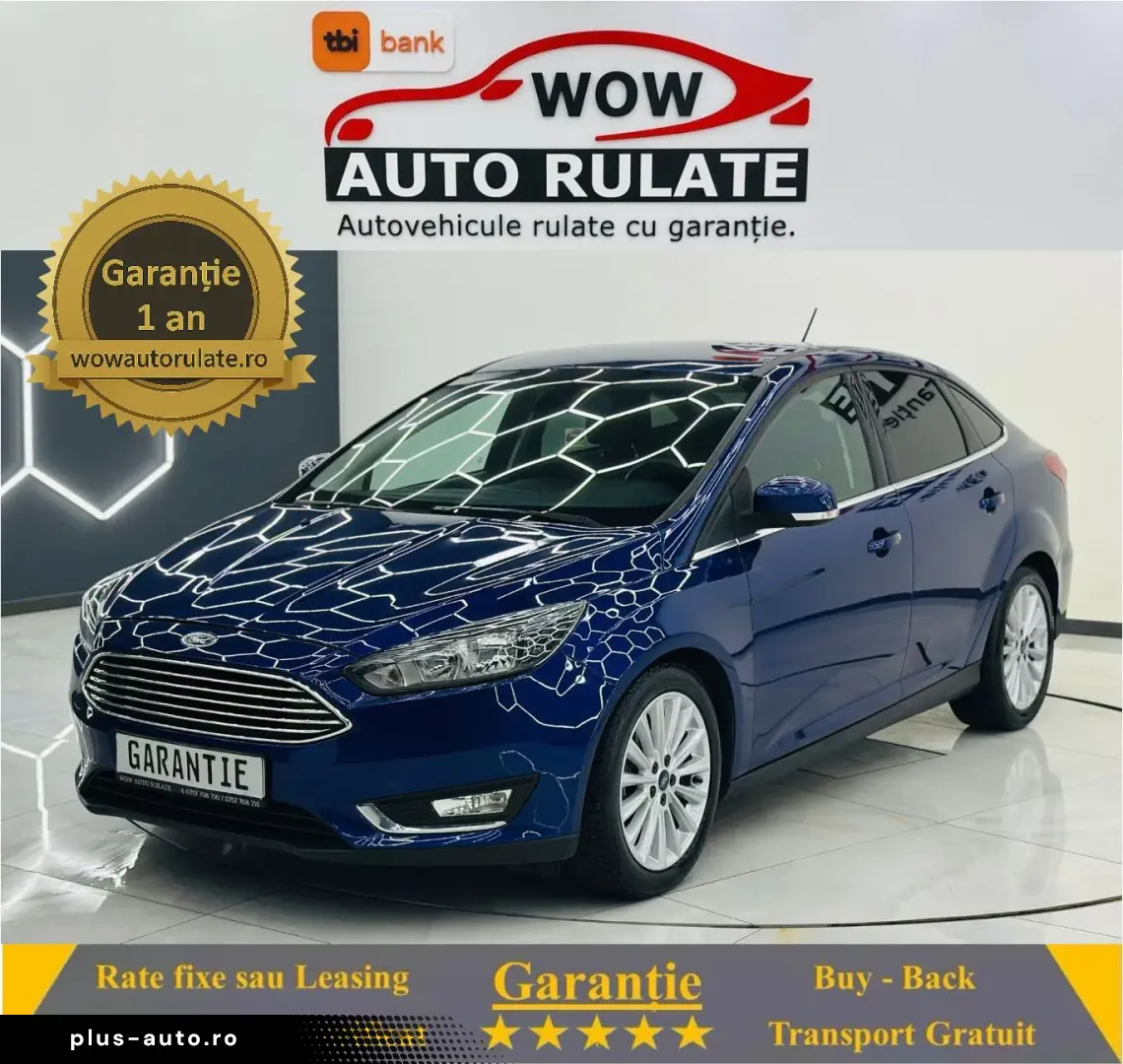 FORD FOCUS 2018 1.0i E6 Garantie 12 Luni Rate Avans 0 Doar C