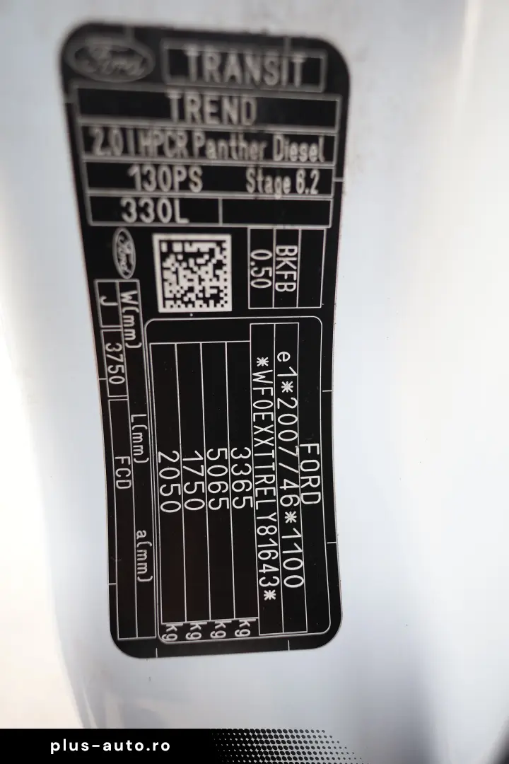 Ford Transit L3H2 2.0D 130CP (avariata de grindina)